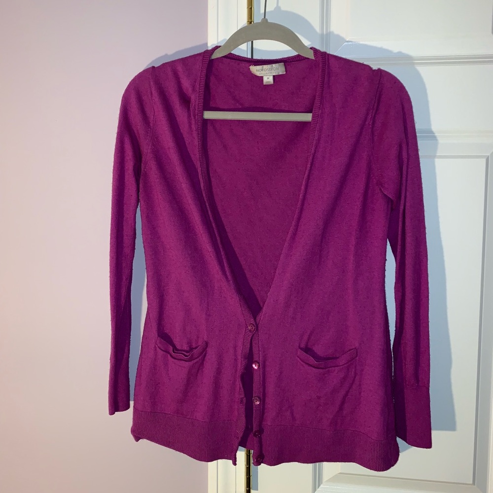 Nordstrom Collection silk/cashmere Cardigan